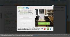 Desktop Screenshot of menu4today.com